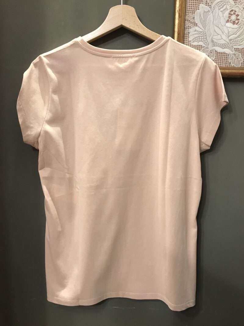 T-shirt color cipria con stampa - immagine 3