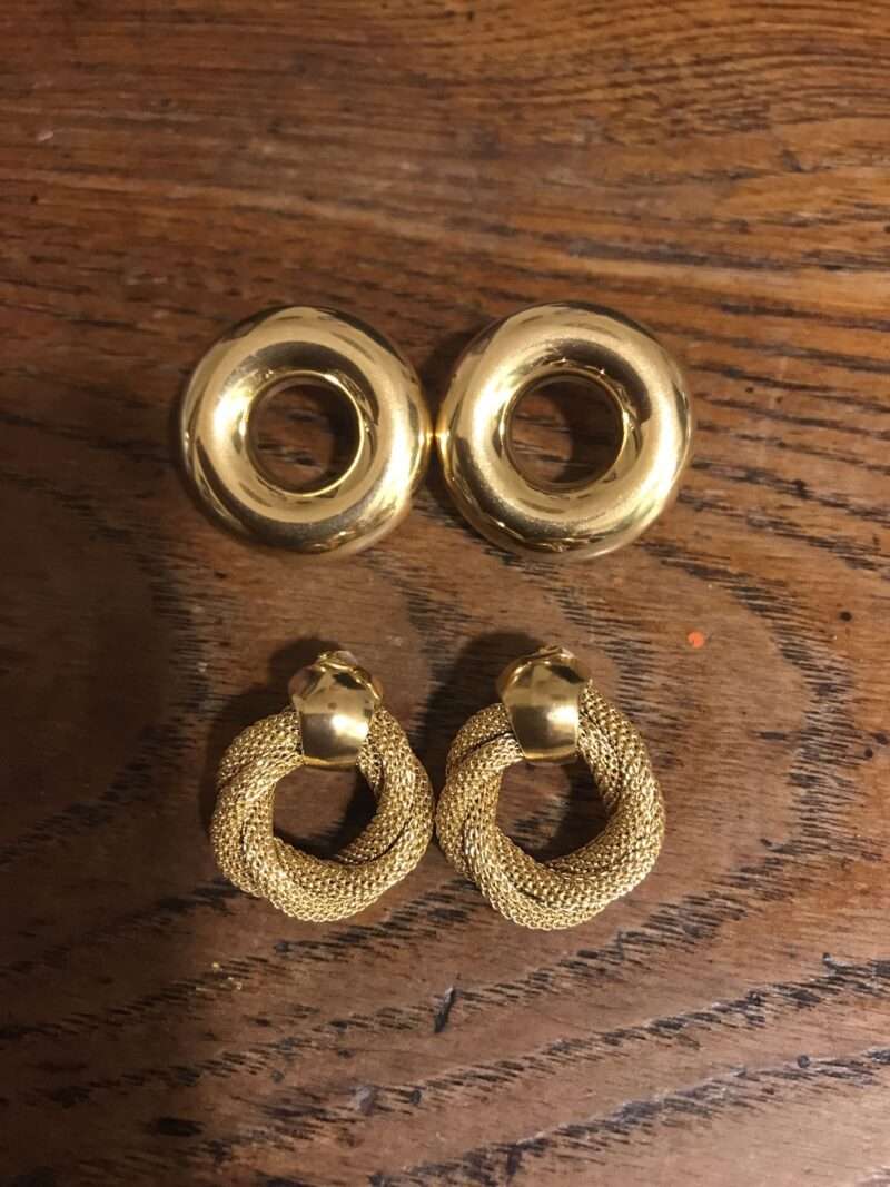 Orecchini in acciaio inossidabile / stainless steel earrings