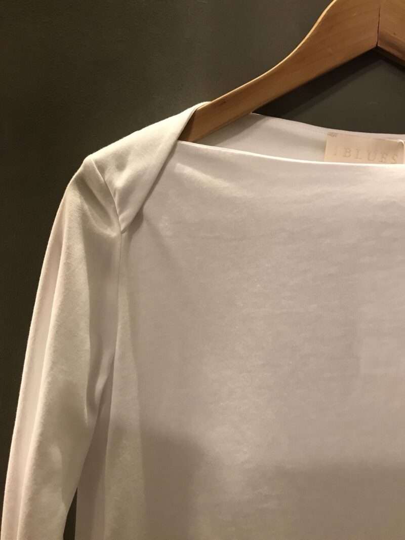 tshirt manixa lunga con collo a barca Iblues - immagine 2