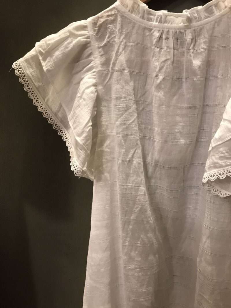 Camicia in cotone ricamata Surkana - immagine 3