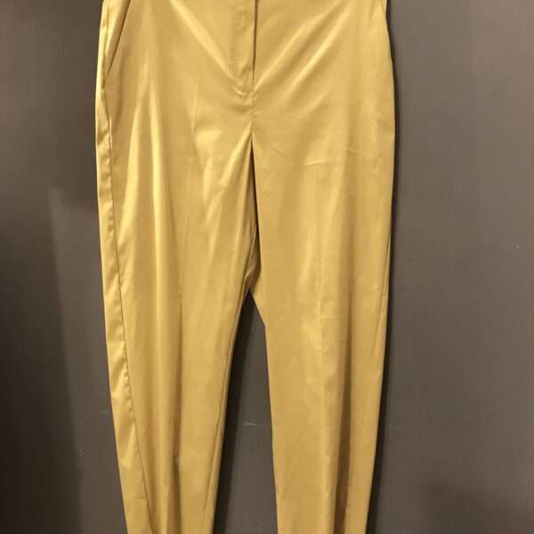 Pantaloni sigaretta color lime